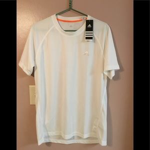 Men's adidas climate fit shirt, lg, new w/tags